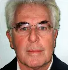  ??  ?? Police mugshot: Max Clifford