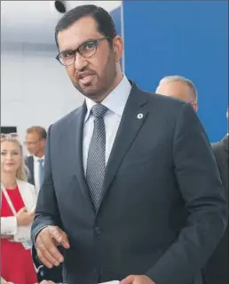  ?? EU ?? El Sultán Ahmed Al Jaber preside la COP28.