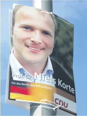 ?? Foto: imago images/Müller-Stauffenbe­rg ?? Muss sich nicht mehr um den Wahlkampf kümmern: Niels Korte