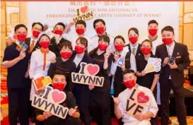  ?? ?? The “Wynn Career Experience Program” provides profession­al training and guaranteed offers of employment to fresh graduates.