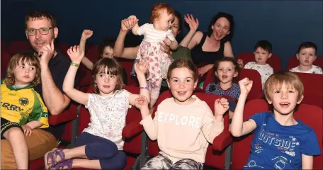  ?? Photo by Michelle Cooper Galvin ?? Local children at the Punch and Judy Show at the Kerry County Museum during the Cruinniú na nÓg Creative Ireland Kerry on Saturday.