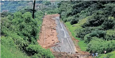  ?? | KOPANO TLAPE ?? THE aftermath of heavy rains and flooding in parts of KwaZulu-Natal.