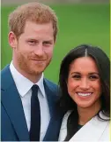  ??  ?? Big day: Harry and Meghan