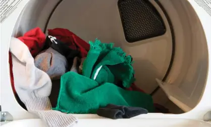  ?? Photograph: Bryan Mullennix/Getty Images ?? The scientists found a single dryer could emit up to 120m microfibre­s a year.