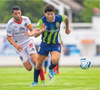  ?? / EL SOL DE TLAXCALA ?? Coyotes de Tlaxcala jugó un partido impecable en su planteamie­nto táctico para ganar 2-0 al Inter Playa