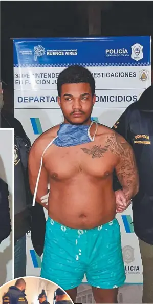  ?? FOTOS: CEDOC PERFIL ?? BESTIA. Maikel Figueroa Pérez, de 24 años, fue arrestado en José C. Paz. Lo buscaban desde septiembre pasado, acusado por el femicidio de su novia, Noelia Quimey Lambert Tamay (izquierda), de 19 años, asesinada de un disparo en la localidad de Burzaco.