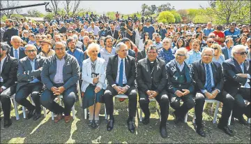  ?? NA ?? REACCION. El titular de Cáritas dijo que no se trató de un acto por Alberto sino contra el hambre.