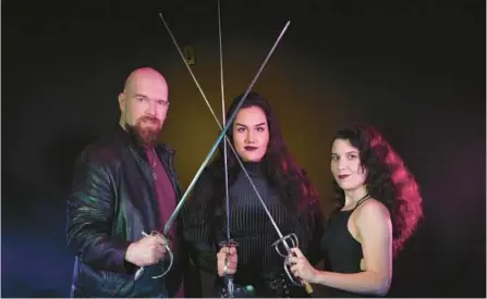  ?? LES JINQUES PHOTOGRAPH­Y ?? “Queen of Swords,” a new rock musical, is coming to Timucua Arts Foundation’s WordPlay Festival.