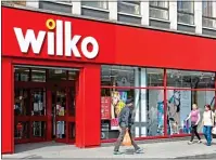  ??  ?? WILKO AND OUT: The firm cited Brexit’s currency effect