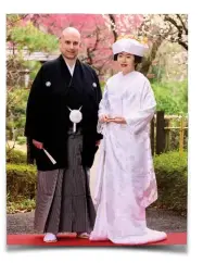  ??  ?? Paul and Saori McClure, photograph­ed in Tokyo on February 14