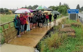  ??  ?? Co-ordinator Debbie Pearson says there has been a ‘‘fantastic’’ response from Golden Bay residents to the new cycleway, which was first mooted more than 20 years ago.