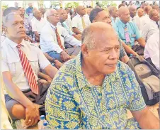  ?? Pictures: ELIKI NUKUTABU ?? Tailevu Provincial Council members during the meeting.