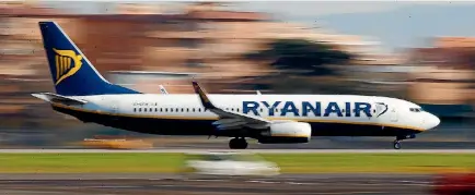  ?? PHOTO: REUTERS ?? Many Ryanair customers won’t be able to take their holidays because the air crew have to take theirs.