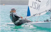  ?? Photo / Photosport ?? Olivia Christie is at home on the water in many ways.