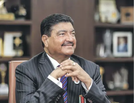  ?? Victor Besa / The National ?? B R Shetty says Saudi Arabia is the most promising market for new investment­s