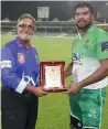  ?? Supplied photo ?? Bilal Irshad won the man-of-thematch award. —