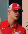  ??  ?? Mick Schumacher 21 anni