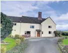  ??  ?? > Llandinier Farmhouse