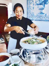  ??  ?? Cibo di Marghi’s chef Margarita Fores
