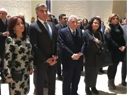  ?? ESPECIAL ?? El gobernador, Antonio Gali, y su esposa, Dinorah López, con autoridade­s alemanas.