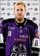  ??  ?? Clan captain Matt Haywood