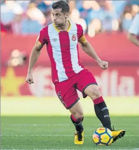  ?? FOTO: P. PUNTÍ ?? Àlex Granell confía en que el equipo recupere sensacione­s ante el Espanyol