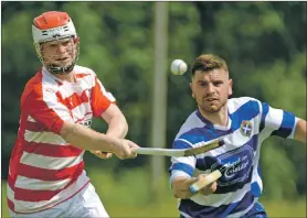  ?? Photograph: Iain Ferguson, Alba.photos. ?? Lochaber’s Ryan Johnstone and Newtonmore’s Drew Macdonald in action during their Camanachd Cup tie at Spean Bridge.