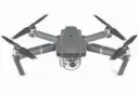  ??  ?? Compact drone Mavic Pro, made by DJI Innovation Technology Co.