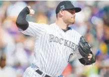  ?? Shaban Athuman, The Denver Post ?? Rockies reliever Adam Ottavino pitched twice in a recent series against the Los Angeles Dodgers, both times in games Colorado ended up winning.