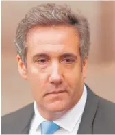  ?? EDUARDO MUNOZ ALVAREZ/AFP/GETTY IMAGES ?? A lawyer for Michael Cohen (above) says, “Any attempt at spin cannot change what is on the tape.”