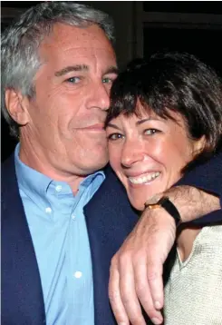  ??  ?? Accused: Ghislaine Maxwell with Jeffrey Epstein