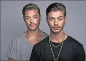  ??  ?? Electro duo Locnville