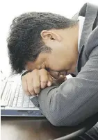  ?? GETTY IMAGES/ ISTOCKPHOT­O ?? Nearly half of full-time workers in Japan say they don’t get enough sleep, according to a government white paper.