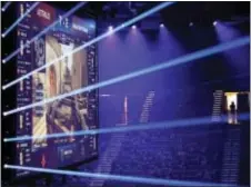  ?? JOHN LOCHER - THE ASSOCIATED PRESS ?? In this Feb. 18 photo, fans watch as teams compete against each other playing Counter-Strike: Global Offensive during the Dreamhack Masters e-sports tournament at the MGM Grand Garden Arena in Las Vegas.