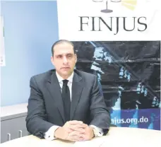  ??  ?? Servio Tulio Castaños Guzmán, vicepresid­ente de Finjus.