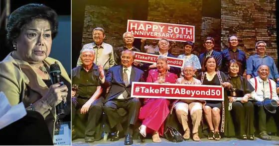  ??  ?? FILIPINO AWARDEES Lilia De Lima (left photo), who headed the Philippine Economic Zone Authority (Peza) for 21 years, and the Philippine Educationa­l Theater Associatio­n (Peta) are among the six recipients of this year’s Ramon Magsaysay Awards, regarded...