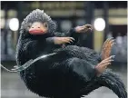  ??  ?? A beast called a Niffler in Warner Bros. Pictures’ fantasy adventure Fantastic Beasts and Where to Find Them.