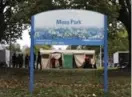  ?? RICHARD LAUTENS/TORONTO STAR FILE PHOTO ?? The temporary injection site at Toronto’s Moss Park was first located in a tent.