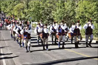  ?? Bill O'Brien / For Hearst Connecticu­t Media file photo ?? Stony Creek Fife & Drum Corps performing at 2019 Memorial Day Parade in Branford.