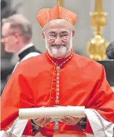  ??  ?? El cardenal Cristóbal López.