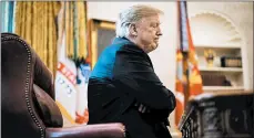  ?? JABIN BOTSFORD/WASHINGTON POST ?? The White House says President Donald Trump often makes important calls that are not listed on his schedule.