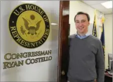  ?? DIGITAL FIRST MEDIA FILE PHOTO ?? U.S. Rep. Ryan Costello, R-6 of West Goshen, poses at his district office in the Historic Chester County Courthouse in West Chester.