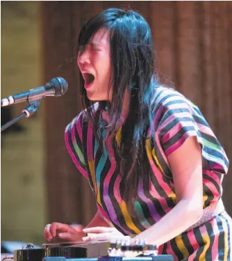  ?? Jana Asenbrenne­rova / Special to The Chronicle 2018 ?? Thao Nguyen, frontwoman of Thao and the Get Down Stay Down, says she misses live performanc­es and has yet to play her latest album onstage.