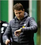  ??  ?? Hearts manager Daniel Stendel