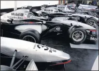  ??  ?? Some of the motorsport­s exhibits at the museum at Donington Park, which is closing its doors.