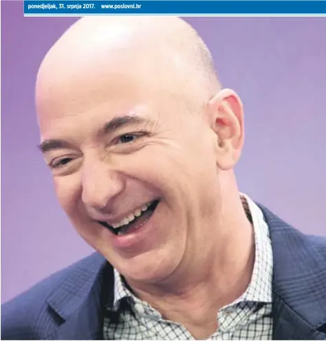  ?? REUTERS ?? Jeff Bezos osnovao je Amazon prije 22 godine