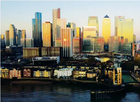  ?? Reuters ?? Internatio­nal demand for London property has been ‘building over the last 12 months despite global travel restrictio­ns amid the spread of COVID-19 disease.’