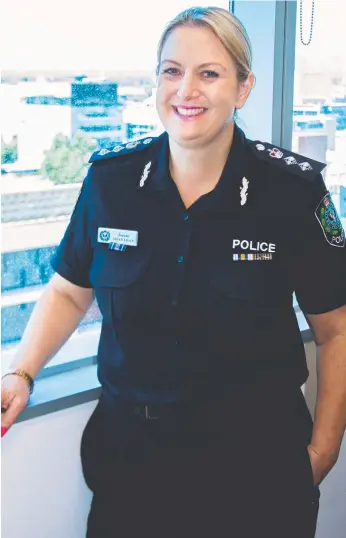  ?? Picture: SA POLICE ?? Detective Chief Superinten­dent Joanne Shanahan after she was awarded the Australian Police Medal on Australia Day 2019. She was killed in a car crash at the weekend.