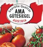  ?? BILD: SN/AMA ?? Das AMA-Gütesiegel hat den größten Bekannthei­tsgrad.