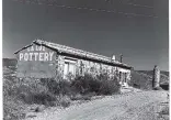  ?? COURTESY OF THE NEW MEXICO HISTORIC PRESERVATI­ON PROGRAM ?? La Luz Pottery Factory sits at the mouth of a canyon in the Sacramento Mountains near Alamogordo. Tours of the factory, which helped make clay roofing tiles a staple across the Southwest, are given twice a month.